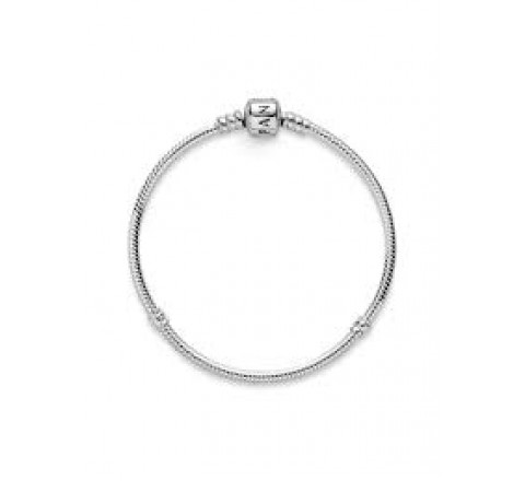 PULSERA PANDORA PLATA BROCHE LOGO 21CM 594593C00-21