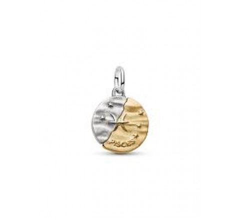 CHARM PANDORA PLATA BICOLORO ZODIACO PISCIS 764991C01