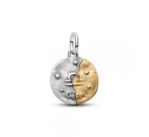 CHARM PANDORA PLATA BICOLOR ZODIACO LIBRA 764983C01
