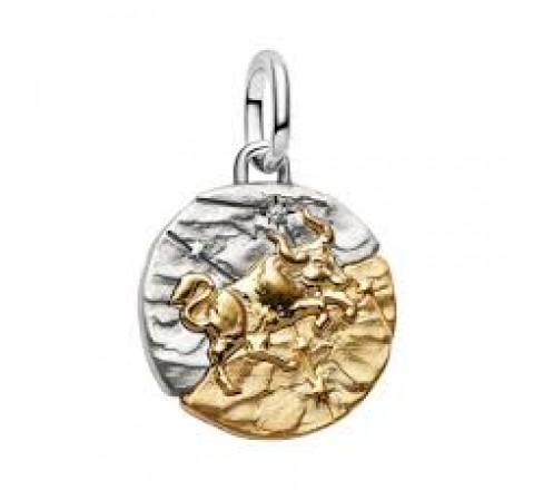 CHARM PANDORA PLATA BICOLOR ZODIACO TAURO 764986C01