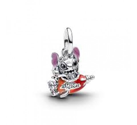 CHARM PANDORA PLATA STITCH NAVE ESPACIAL DISNEY 793742C01