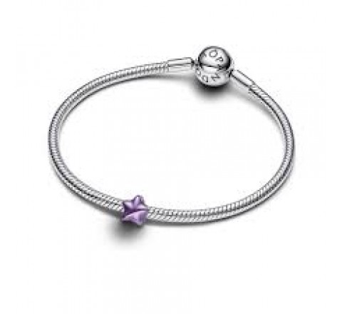 CHARM PANDORA PLATA MINI ESTRELLA MORADA 794813C01