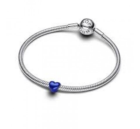 CHARM PANDORA PLATA MINI CORAZON AZUL 794785C02