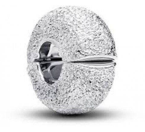 CHARM MINI CLIP PANDORA PLATA TEXTURA 794771C00