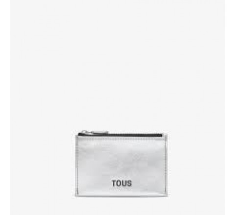 MONEDERO TARJETERO TOUS NEW DORP PLATEADO 2002468555