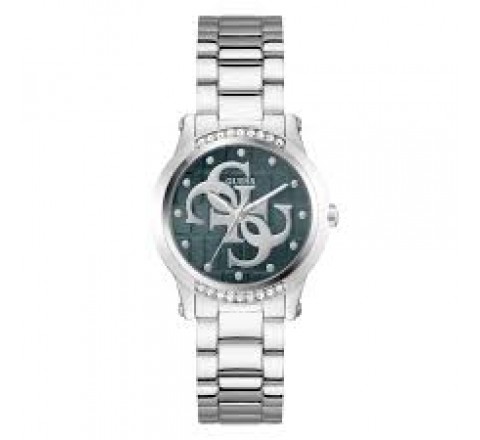 RELOJ GUESS ACERO REDONDO ESFERA CON LOGO AZUL GW0861L7