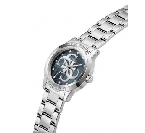 RELOJ GUESS ACERO REDONDO ESFERA CON LOGO AZUL GW0861L7