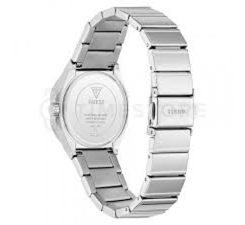 RELOJ GUESS ACERO REDONDO ESFERA PLATEADA GW1110L1