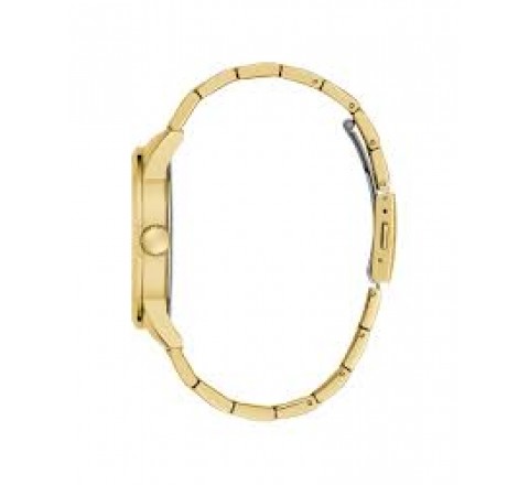 RELOJ GUESS CAJA Y ARMIS ACERO DORADO REDONDO GW0782G1