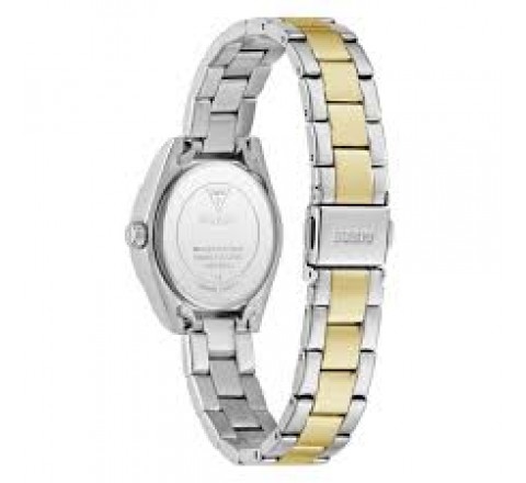 RELOJ GUESS CAJA Y ARMIS ACERO BICOLOR CIRCONITAS GW1100L3