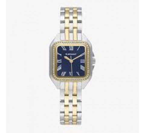 RELOJ RADIANT CAJA Y ARMIS BICOLOR DORADO ESFE AZUL RA643204