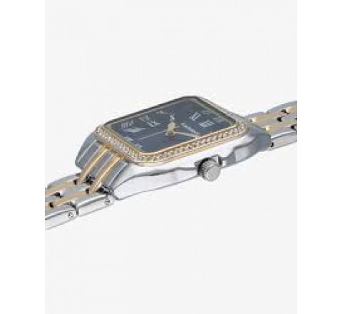RELOJ RADIANT CAJA Y ARMIS BICOLOR DORADO ESFE AZUL RA643204