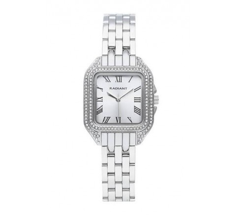 RELOJ RADIANT CAJA ARMIS ACERO CUADRADO CIRCONITAS RA658201
