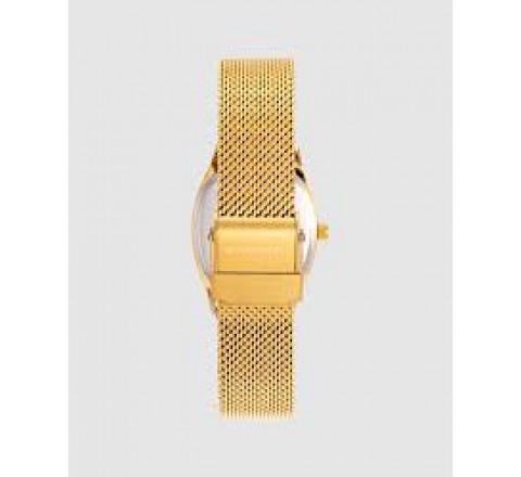 RELOJ RADIANT CAJA Y ARMIS DORADO CUADRADO VERDE RA705203