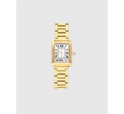 RELOJ RADIANT CAJA Y ARMIS BICOLOR DORADO CUADRADO RA644206