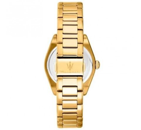 RELOJ MASERATI CAJA Y ARMIS ACERO DORADO NACAR R8853152502