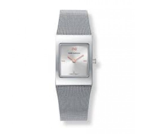 RELOJ MARK MADDOX ACERO ESTERILLA CAJA CUADRADA MM0145-87