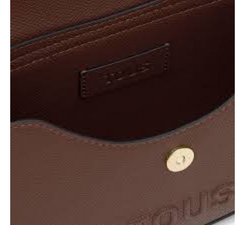 MINI BOLSO TOUS SLP BACK TO BASICS MARRON 2002458943