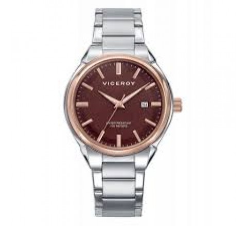 RELOJ VICEROY CAJA BICOLOR ROSADA ARMIS ACERO 401509-47