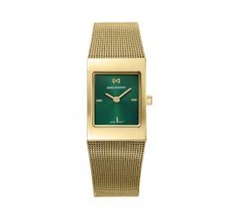 RELOJ MARK MADDOX CAJA ARMIS ACERO DORADO CUADRADO MM0145-67