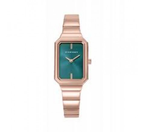 RELOJ VICEROY CAJA ARMIS ACERO ROSADO ESFERA VERDE 401360-67