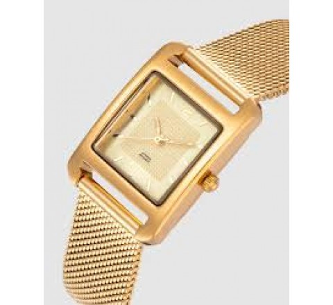 RELOJ RADIANT CAJA ARMIS DORADO CUADRADO RA711202