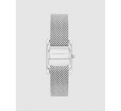 RELOJ RADIANT CAJA Y ARMIS ACERO CUADRADO RA711201