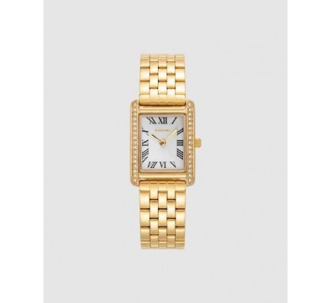 RELOJ RADIANT CAJA ARMIS DORADO CUADRADO RA701204