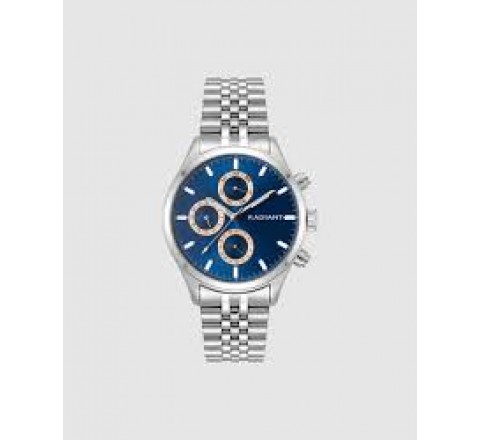 RELOJ RADIANT CAJA ARMIS ACERO ESFERA AZUL RAM100704