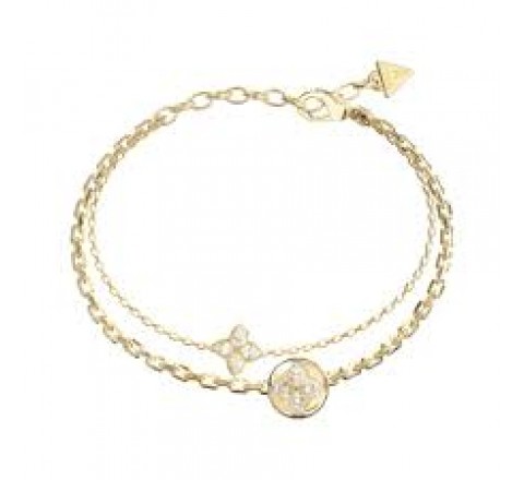 PULSERA GUESS ACERO DORADO CIRCONITAS JUBB06469JWYGS