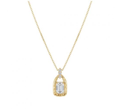 GARGANTILLA GUESS ACERO DORADO CIRCONITA JUBN06389JWYGT-U