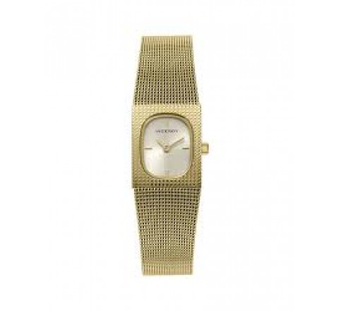 RELOJ VICEROY CAJA Y ARMIS ACERO DORADO CUADRADO 401354-27
