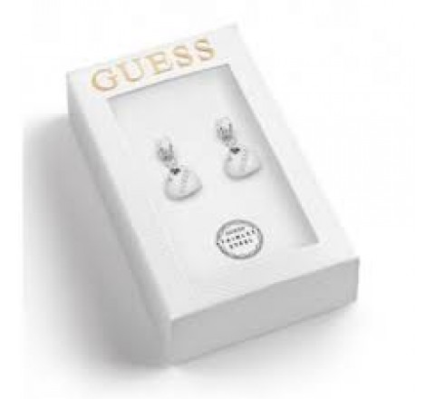 PENDIENTES GUESS ACERO CORAZON COLGANDO JOBE06000JWRHT-U