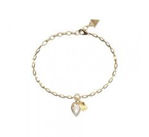 PULSERA GUESS ACERO DORADO CORAZON JUBB06360JWYGS