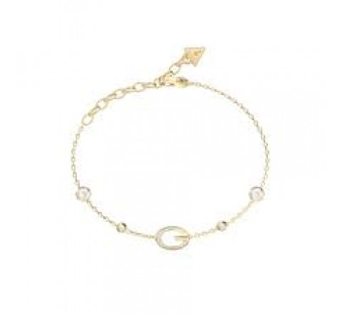 PULSERA GUESS ACERO DORADO CIRCONITAS JUBB06337JWYGS