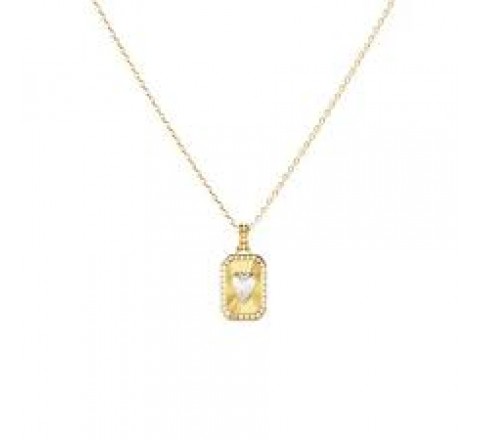 GARGANTILLA GUESS ACERO DORADO CIRCONITAS JUBN06353JWYGT-U