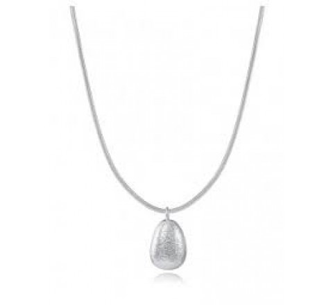 GARGANTILLA VICEROY ACERO CHAPADO PLATA TEXTURA 14459C01000