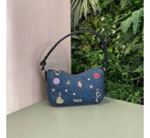 BOLSO HOMBRO S TOUS JOY MOTIF AZUL MARINO 2002470333