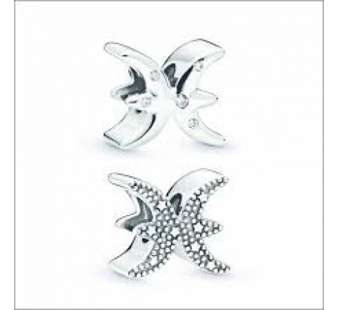 CHARM PANDORA PLATA ZODIACO PISCIS CIRCONITAS 798426C01