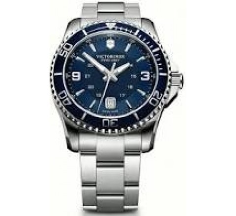 RELOJ VICTORINOX V241602 ACERO MAQUINARIA SUIZA ESFERA AZUL