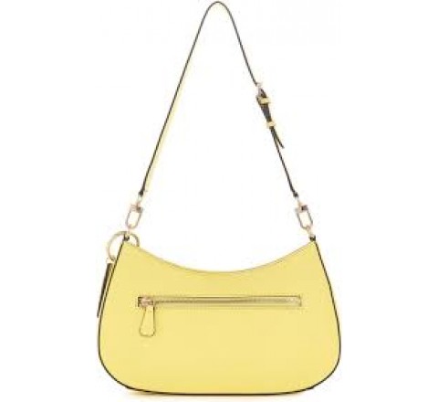 BOLSO GUESS NOELLE TOP ZIP SHOULDER PALE YELLOW ZG787918