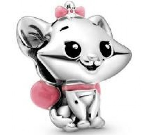 CHARMS PANDORA PLATA DISNEY MARIE ESMALTE ROSA 798848C01