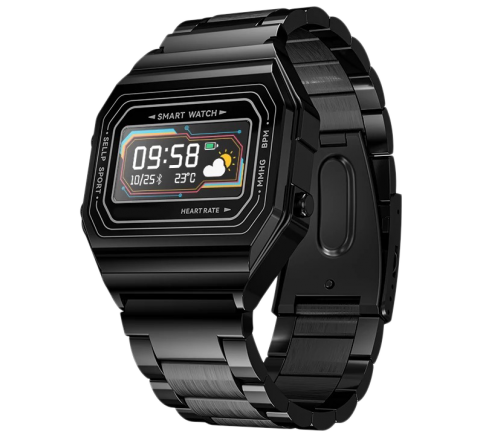 RELOJ LISKA SMART CAJA Y ARMIS ACERO NEGRO SV-33FC-1