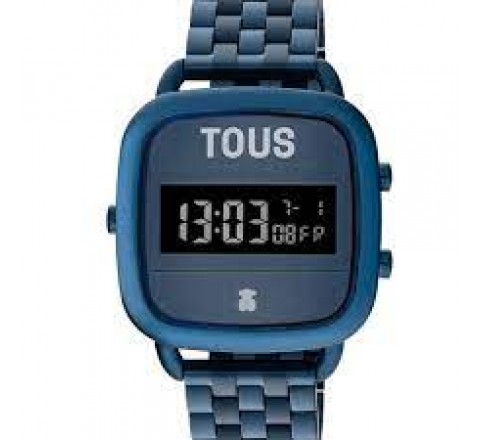 RELOJ TOUS CAJA Y ARMIS ACERO AZUL DIGITAL 200351023