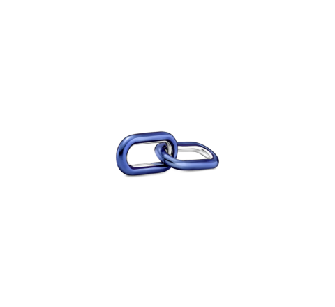 LINK DOBLE PANDORA ME PLATA ESMALTE AZUL ELECTRICO 799663C01