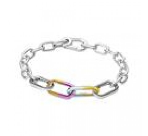 LINK DOBLE PANDORA ME PLATA TYE-DYE COLORES 791904C01