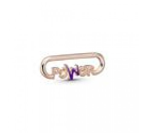 LINK PANDORA ME PLATA ROSADA PALABRA POWER 780766C01
