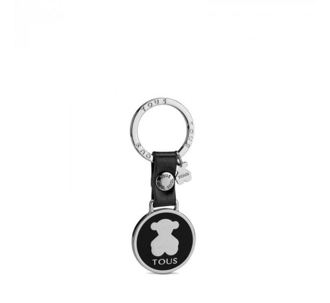 LLAVERO TOUS CIRCLE BEAR PLATE NEGRO 395960148