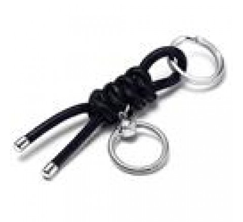 LLAVERO PANDORA PLATA Y TEJIDO VEGETAL PARA CHARMS 392260C01