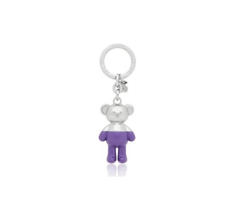 LLAVERO TOUS METAL TEDDY BEAR PLATA-LILA 2001667429